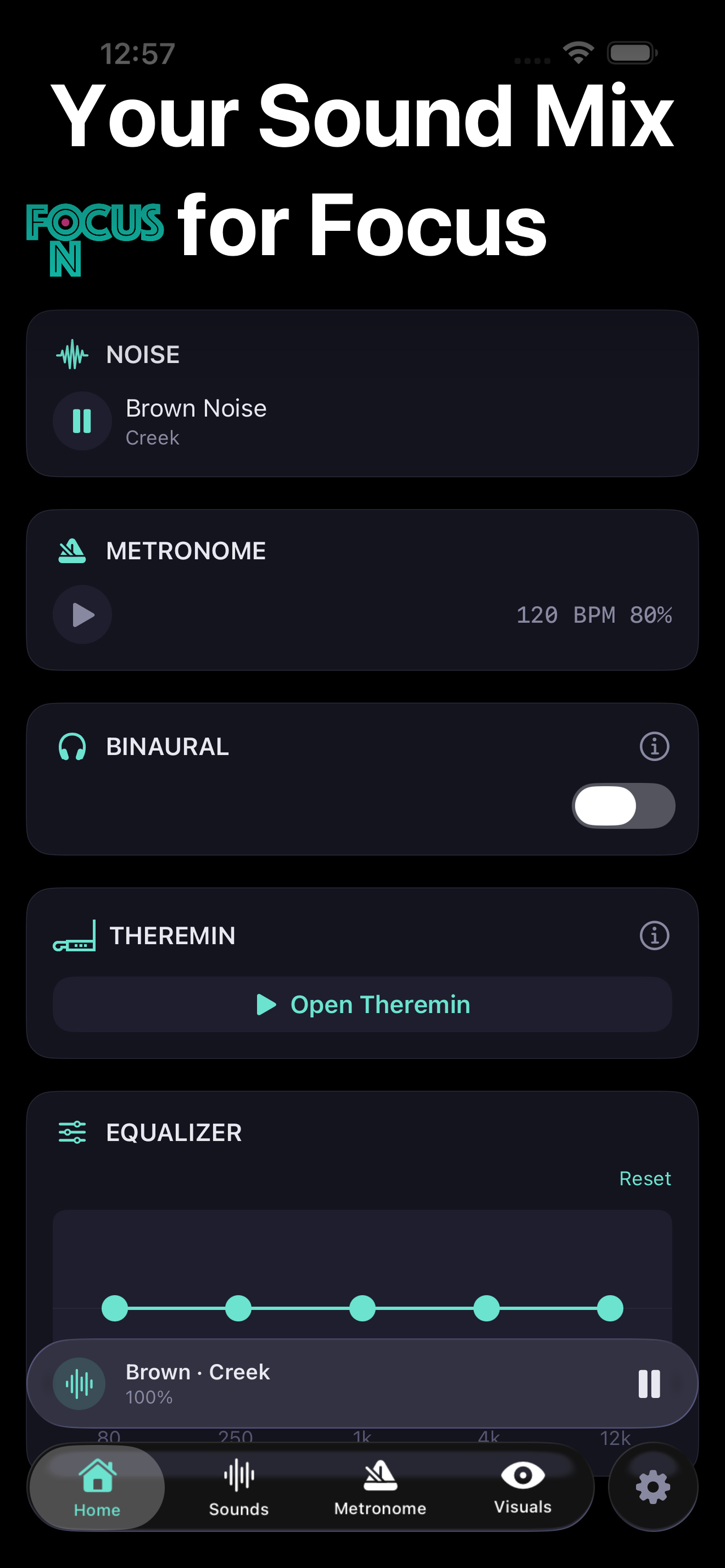 FOCUS-ON Screenshot - Home Sound Mix